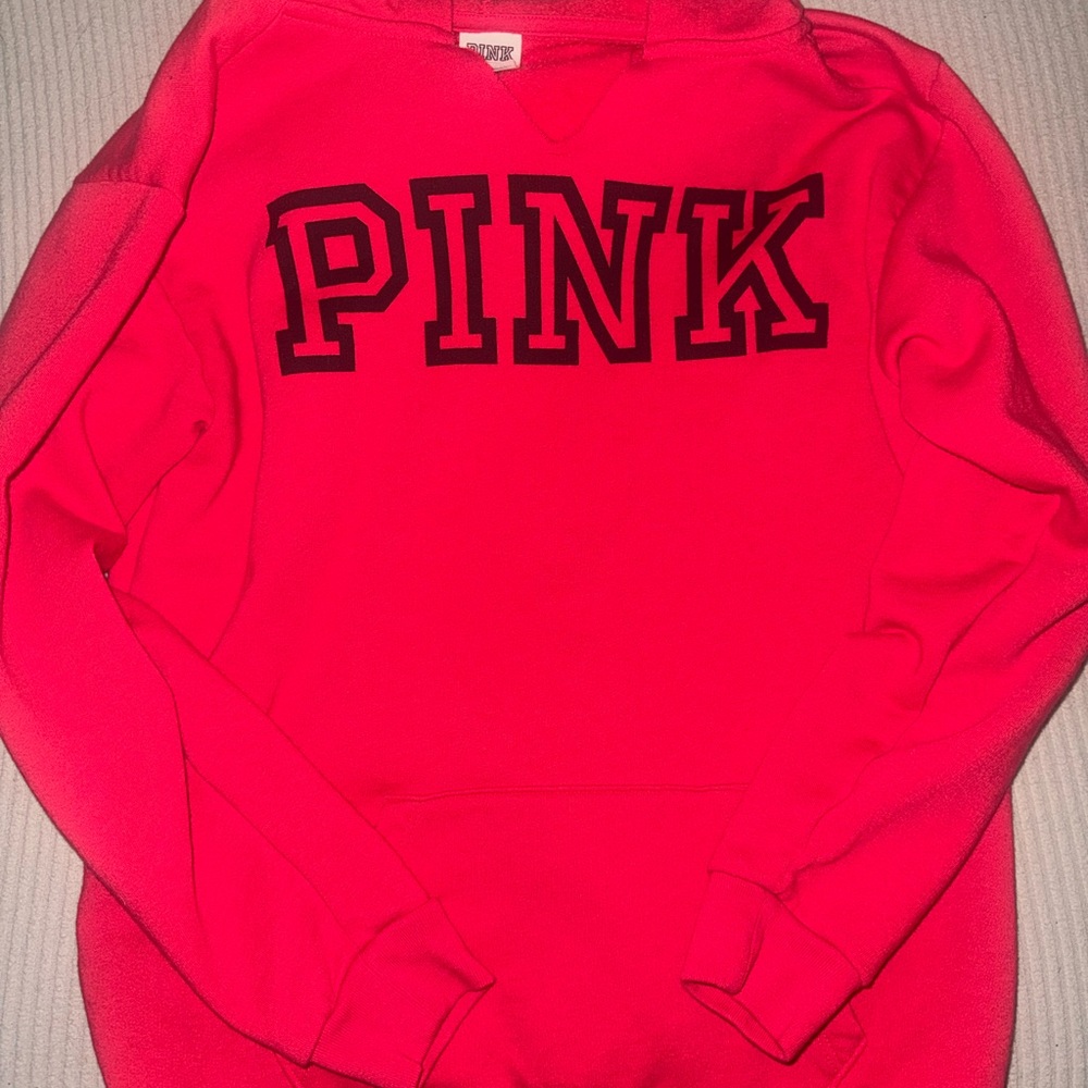 PINK Victoria's Secret Women's Red Hoodie